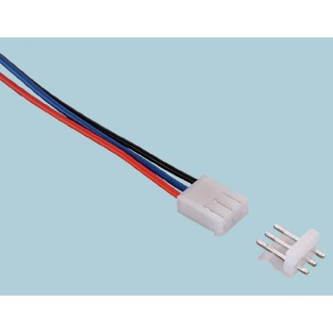 10) 3-PIN CONNECTOR W/HEADER, 0.156